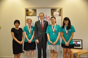 2013年8月優勝チーム来日 米国大使館訪問
